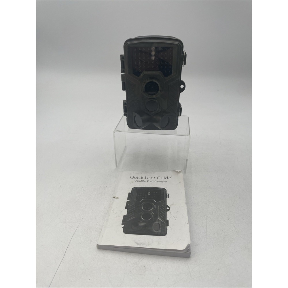 Coolife Trail Camera Wildlife Hunting Night Vision Motion Waterproof Camo+Manual